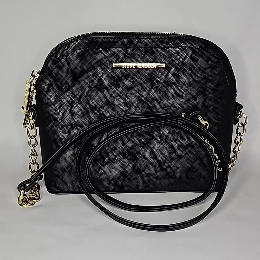 STEVE MADDEN ▪︎ BLACK CROSSBODY PURSE - Picture 3 of 9